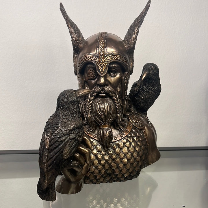 Odin Sculpture - Norse God Bust