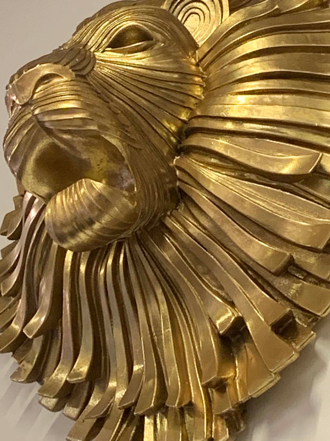 The Lion King, Large Gold Lion Head Wall Décor