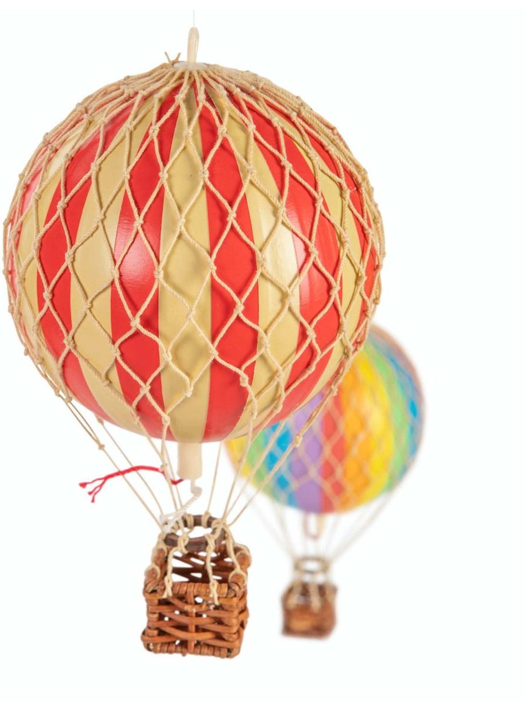 Hot Air Balloon Mobile, Bright Rainbow Colour Baby Mobile, Hot Air Balloon,  Vintage Hot Air Balloon Decoration, Authentic Model Hot air balloon