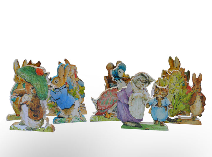 Beatrix Potter  Peter Rabbit Decor – Table Centrepiece – Peter Rabbit Free Standing Figures