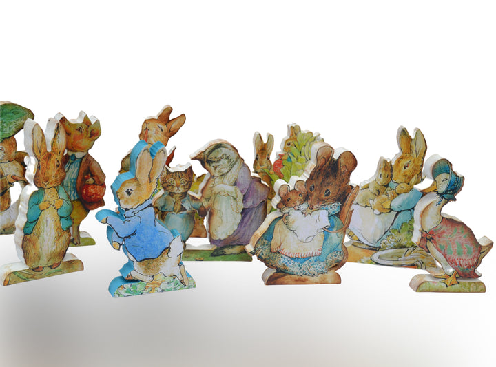 Beatrix Potter  Peter Rabbit Decor – Table Centrepiece – Peter Rabbit Free Standing Figures