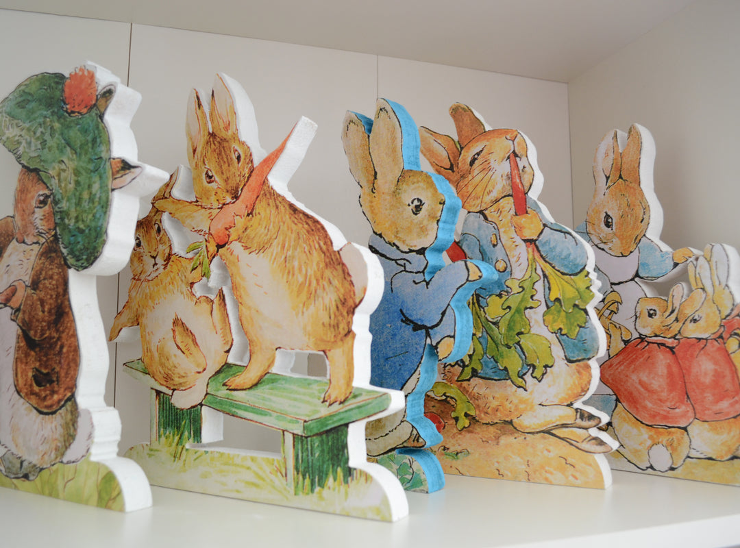 Beatrix Potter  Peter Rabbit Decor – Table Centrepiece – Peter Rabbit Free Standing Figures