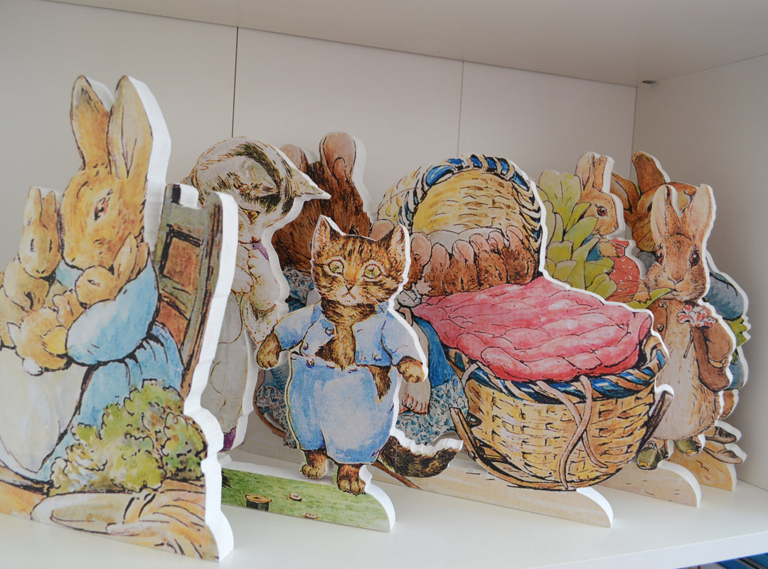 Beatrix Potter  Peter Rabbit Decor – Table Centrepiece – Peter Rabbit Free Standing Figures