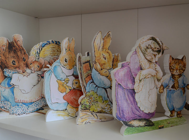 Beatrix Potter  Peter Rabbit Decor – Table Centrepiece – Peter Rabbit Free Standing Figures